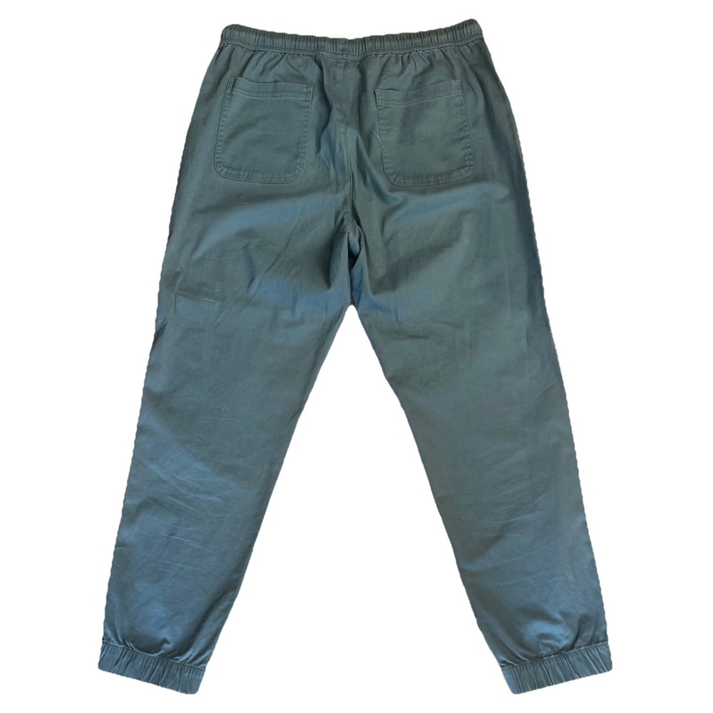 C&C California Womens Jogger Pants Olive Green Cotton Blend Size L Drawstring - Picture 5 of 9